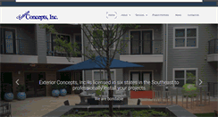 Desktop Screenshot of exteriorconceptsinc.com